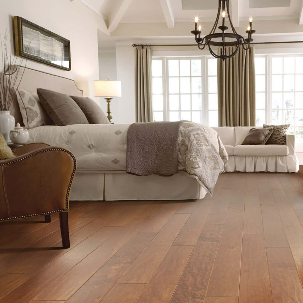 Bedroom Hardwood flooring | Neils Floor Covering